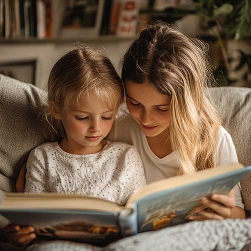 Evde Çocuklarla Kitap Okuma Saati